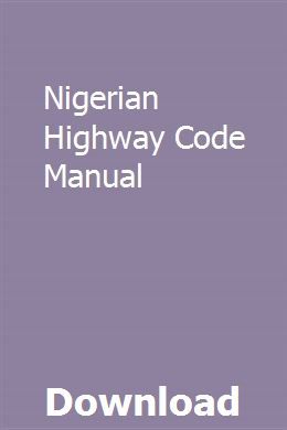 zimbabwe highway code manual book